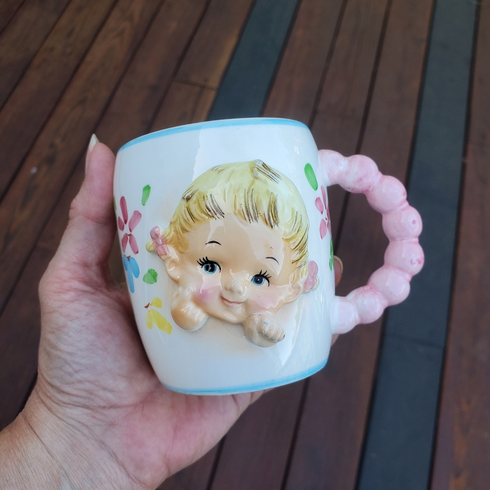 Vintage 50s/60s "All Gone" Ceramic Coffee Mug